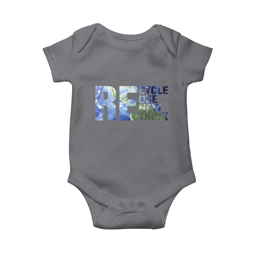 Earth Day Baby Onesie Recycle Reuse Renew Rethink
