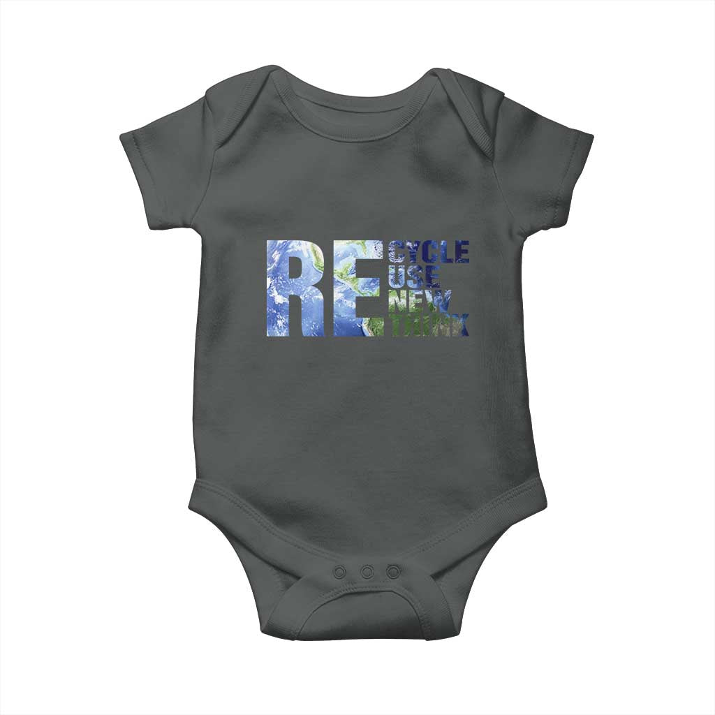 Earth Day Baby Onesie Recycle Reuse Renew Rethink