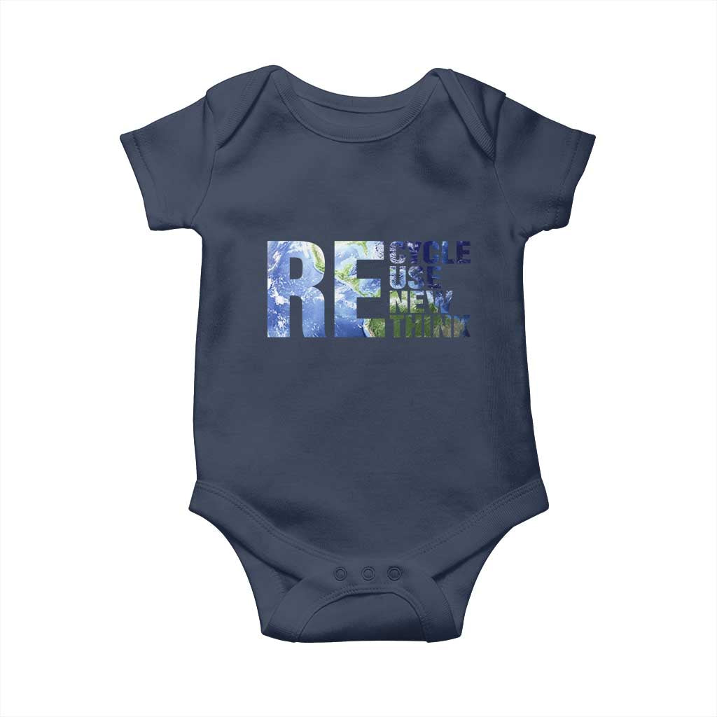 Earth Day Baby Onesie Recycle Reuse Renew Rethink
