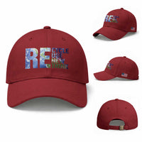 Earth Day Baseball Cap Recycle Reuse Renew Rethink