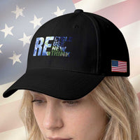 Earth Day Baseball Cap Recycle Reuse Renew Rethink