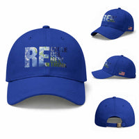 Earth Day Baseball Cap Recycle Reuse Renew Rethink