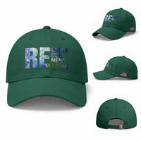 Earth Day Baseball Cap Recycle Reuse Renew Rethink