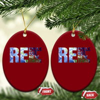 Earth Day Ceramic Ornament Recycle Reuse Renew Rethink