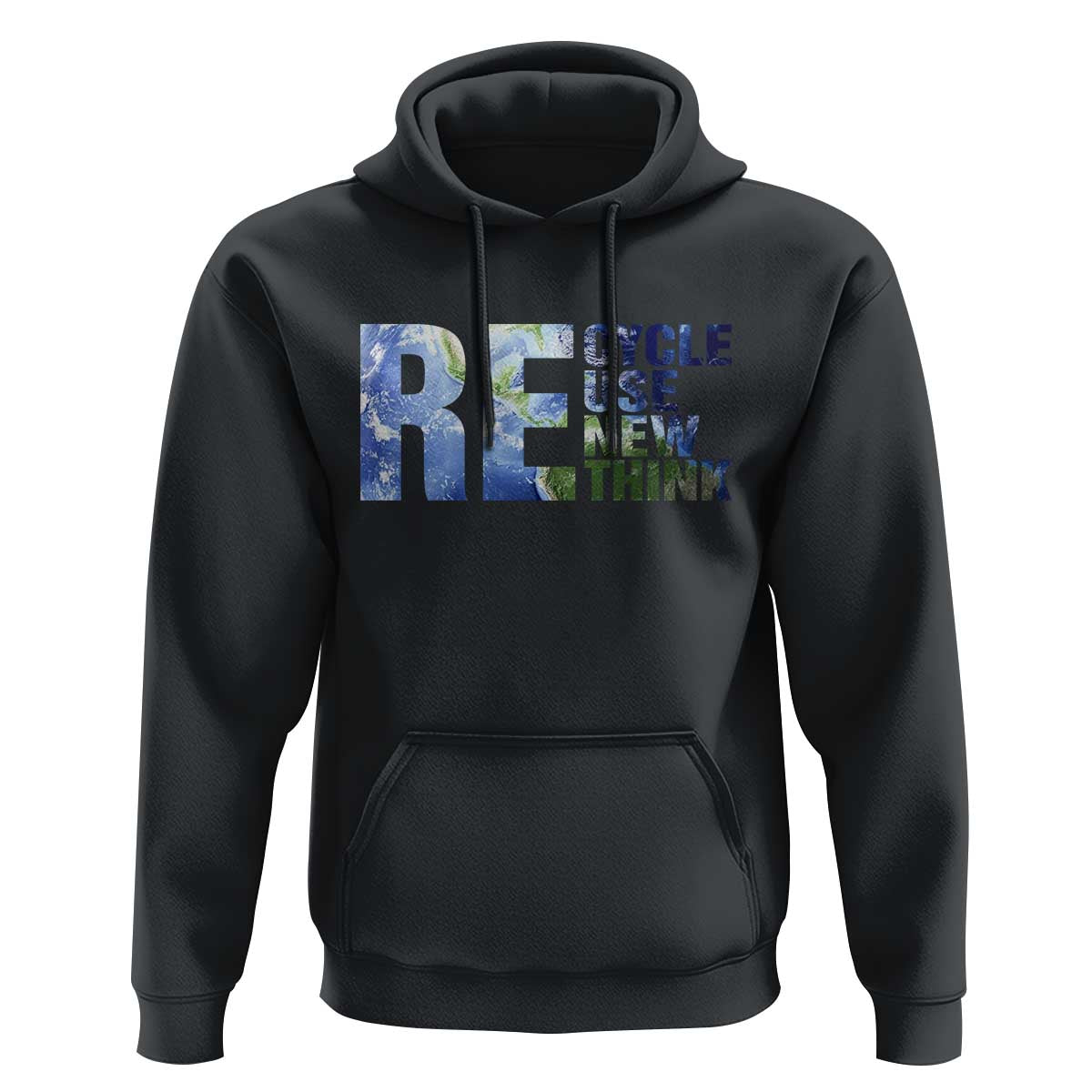 Earth Day Hoodie Recycle Reuse Renew Rethink