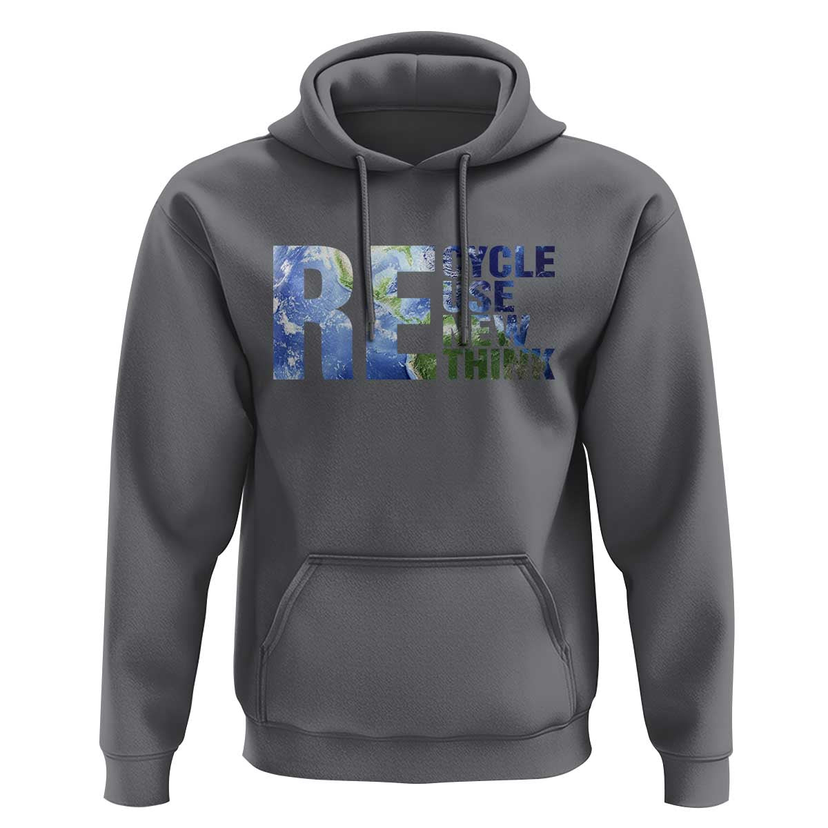 Earth Day Hoodie Recycle Reuse Renew Rethink