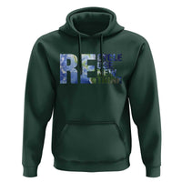 Earth Day Hoodie Recycle Reuse Renew Rethink