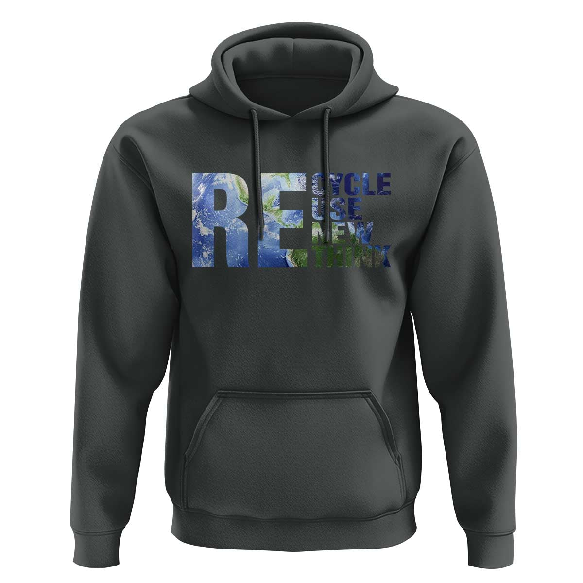 Earth Day Hoodie Recycle Reuse Renew Rethink