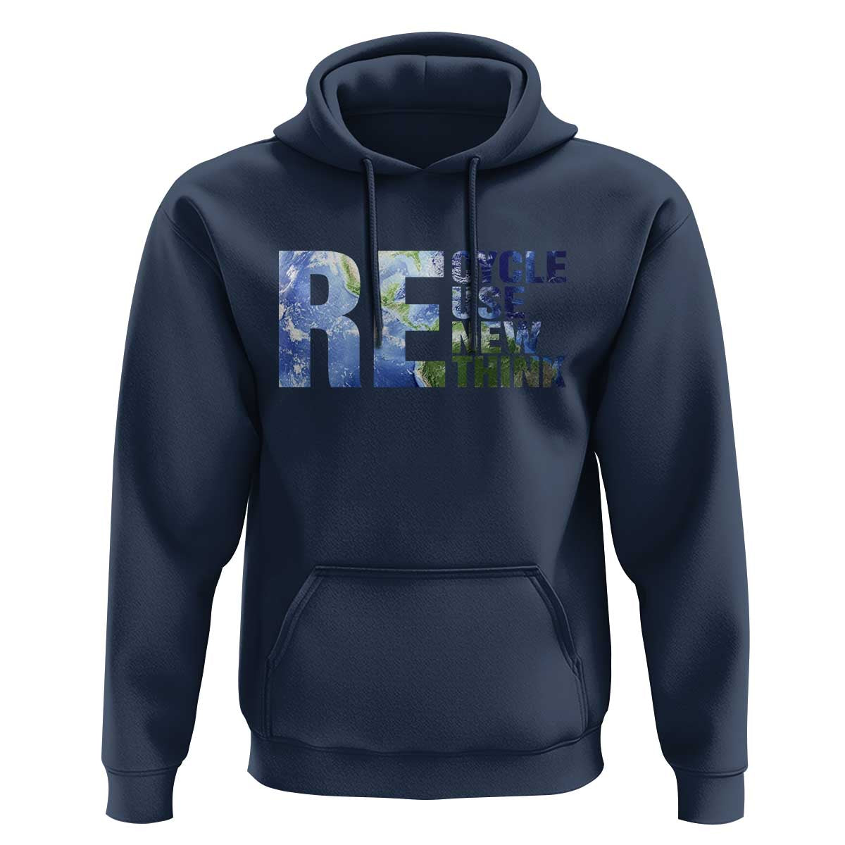Earth Day Hoodie Recycle Reuse Renew Rethink