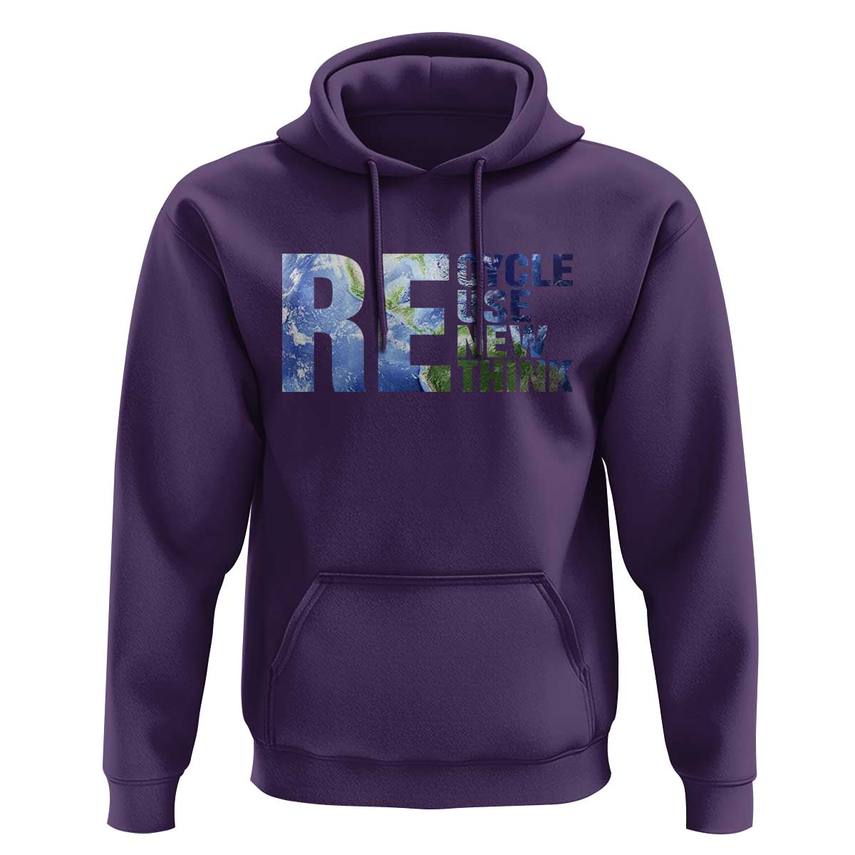 Earth Day Hoodie Recycle Reuse Renew Rethink