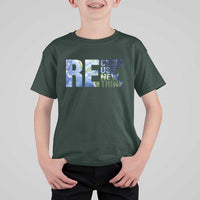 Earth Day T Shirt For Kid Recycle Reuse Renew Rethink