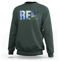 Earth Day Sweatshirt Recycle Reuse Renew Rethink