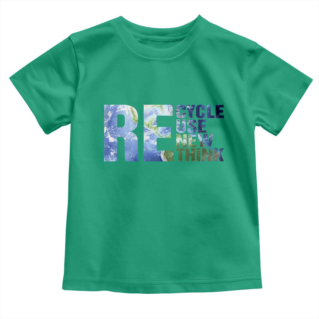 Earth Day Toddler T Shirt Recycle Reuse Renew Rethink