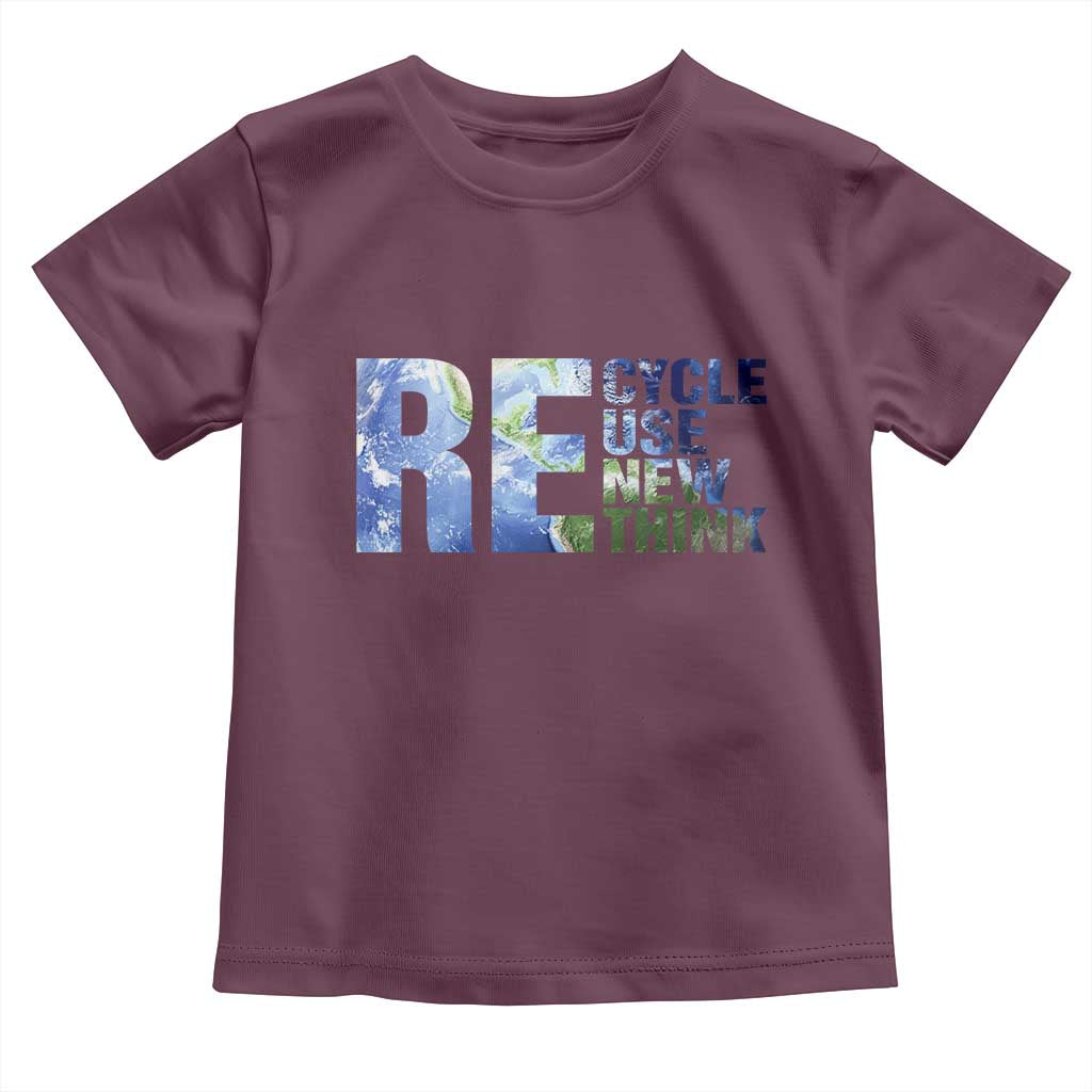 Earth Day Toddler T Shirt Recycle Reuse Renew Rethink