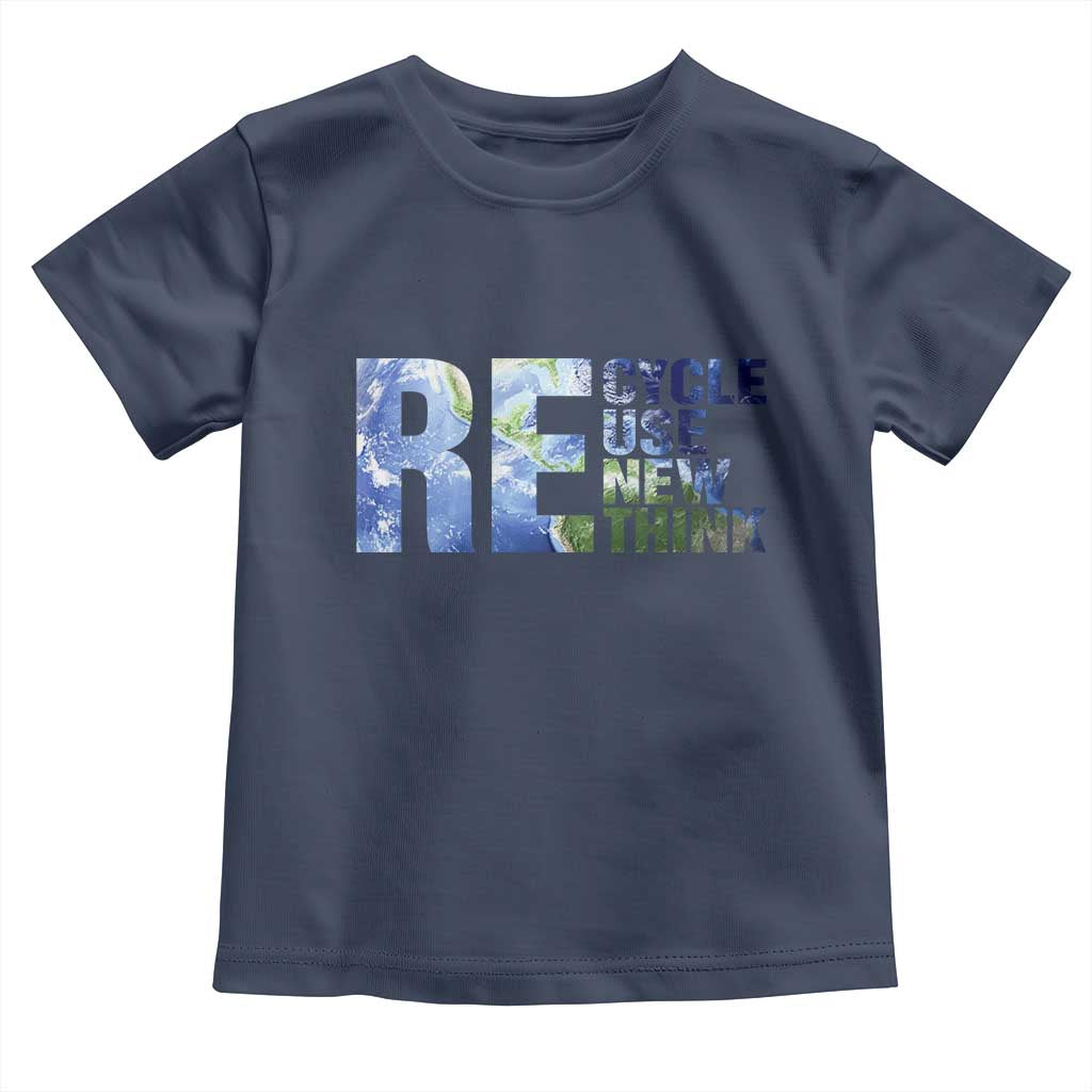 Earth Day Toddler T Shirt Recycle Reuse Renew Rethink