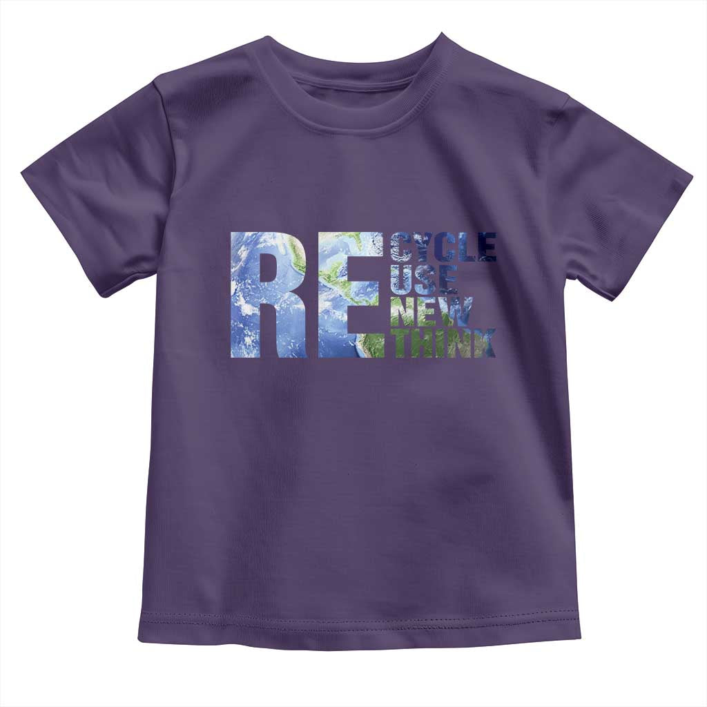 Earth Day Toddler T Shirt Recycle Reuse Renew Rethink