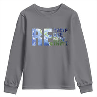 Earth Day Youth Sweatshirt Recycle Reuse Renew Rethink