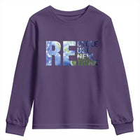 Earth Day Youth Sweatshirt Recycle Reuse Renew Rethink