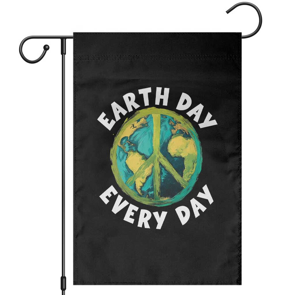 Earth Day Everyday Garden Flag Peace Sign Nature Lover