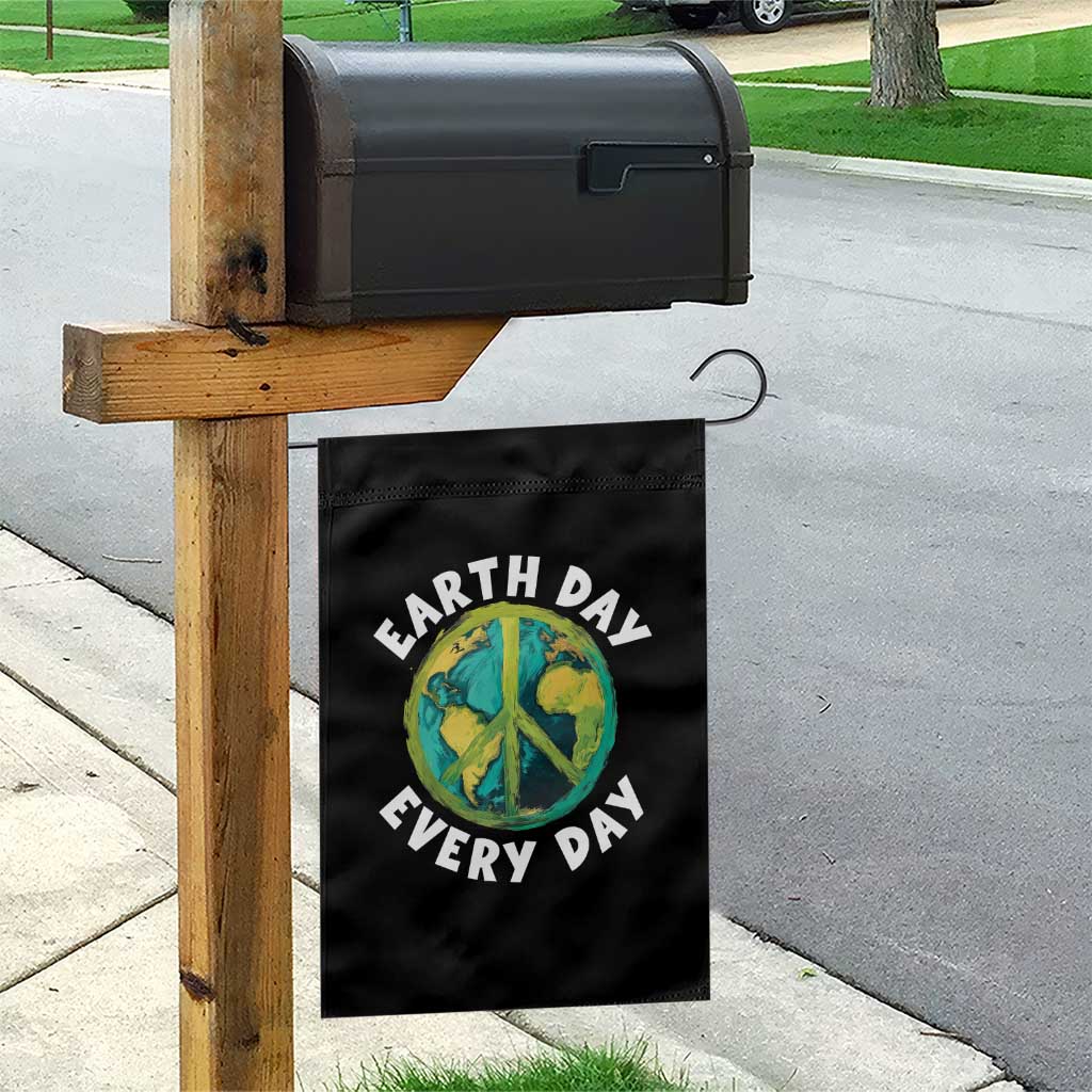 Earth Day Everyday Garden Flag Peace Sign Nature Lover
