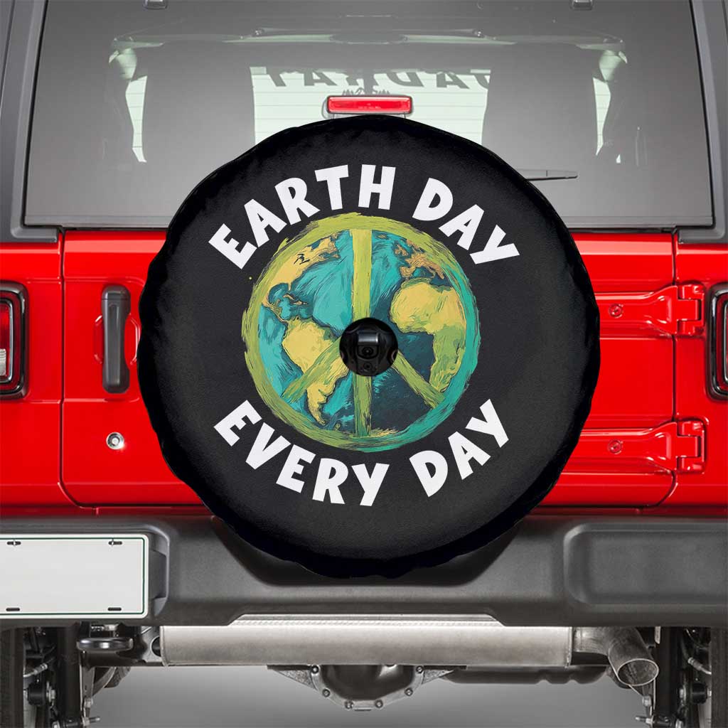 Earth Day Everyday Spare Tire Cover Peace Sign Nature Lover