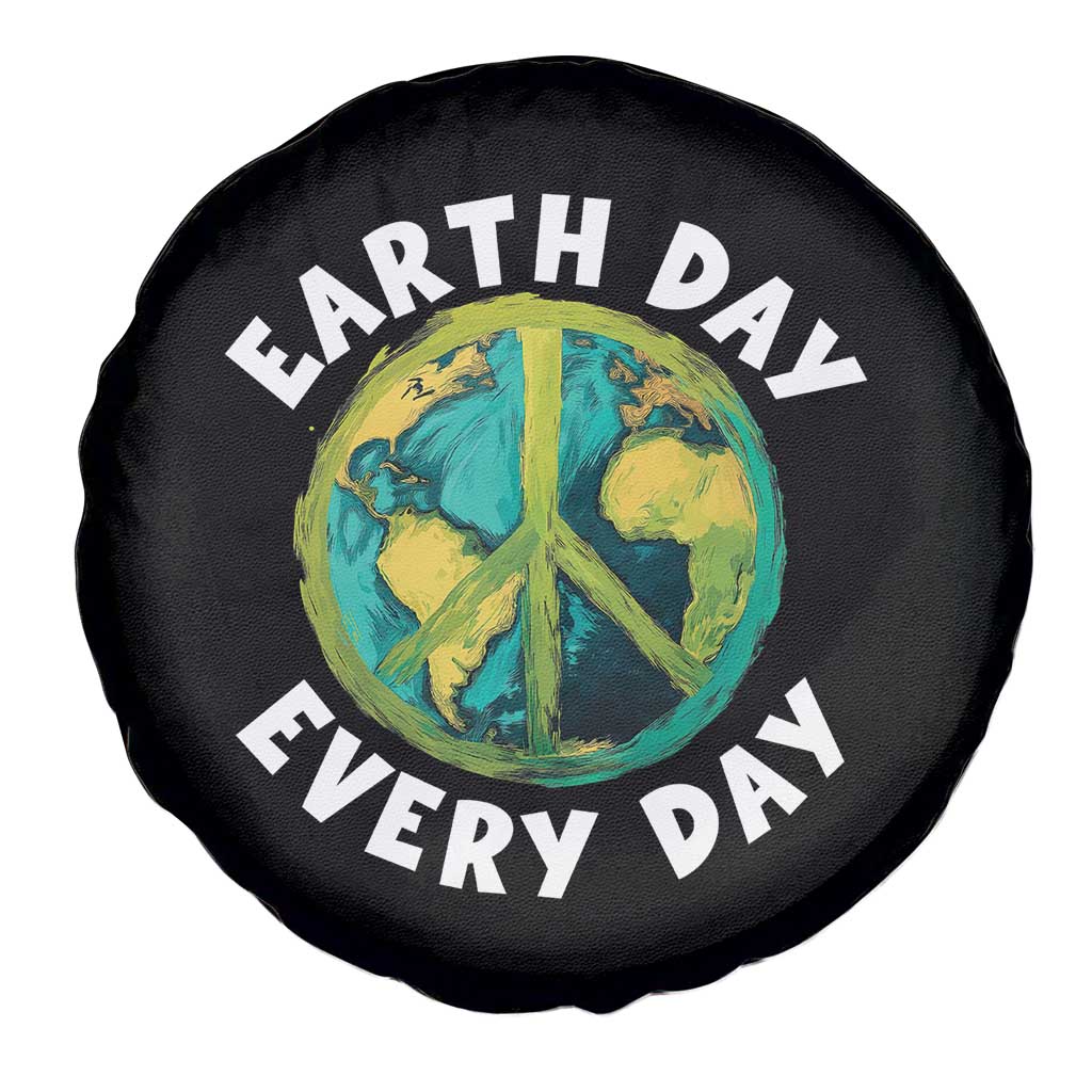Earth Day Everyday Spare Tire Cover Peace Sign Nature Lover