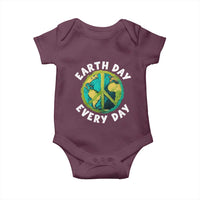 Earth Day Everyday Baby Onesie Peace Sign Nature Lover