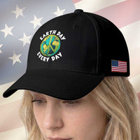 Earth Day Everyday Baseball Cap Peace Sign Nature Lover
