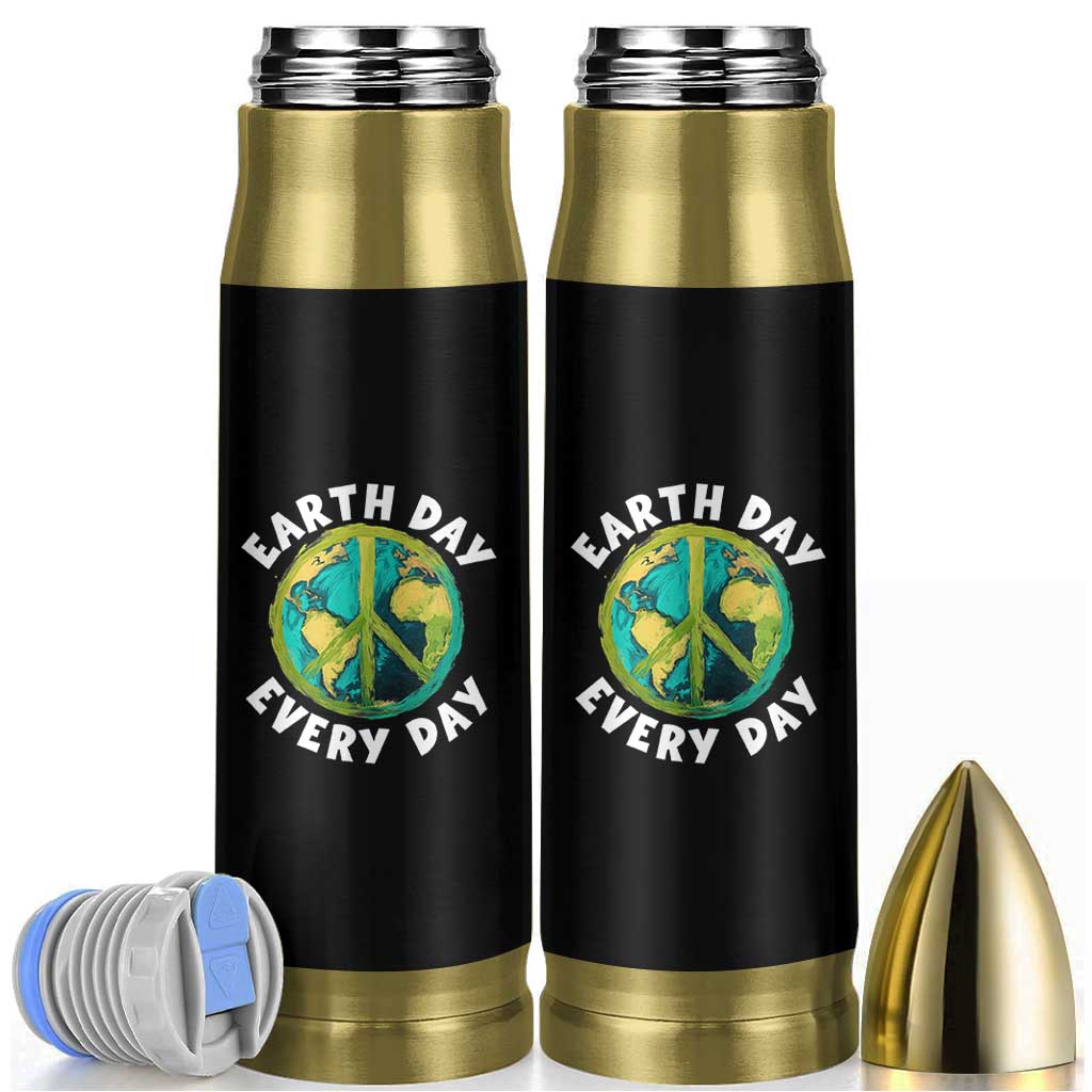 Earth Day Everyday Bullet Tumbler Peace Sign Nature Lover
