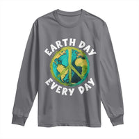 Earth Day Everyday Long Sleeve Shirt Peace Sign Nature Lover