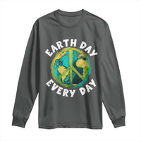 Earth Day Everyday Long Sleeve Shirt Peace Sign Nature Lover
