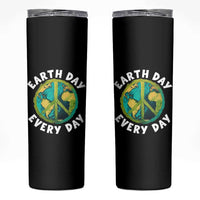 Earth Day Everyday Skinny Tumbler Peace Sign Nature Lover