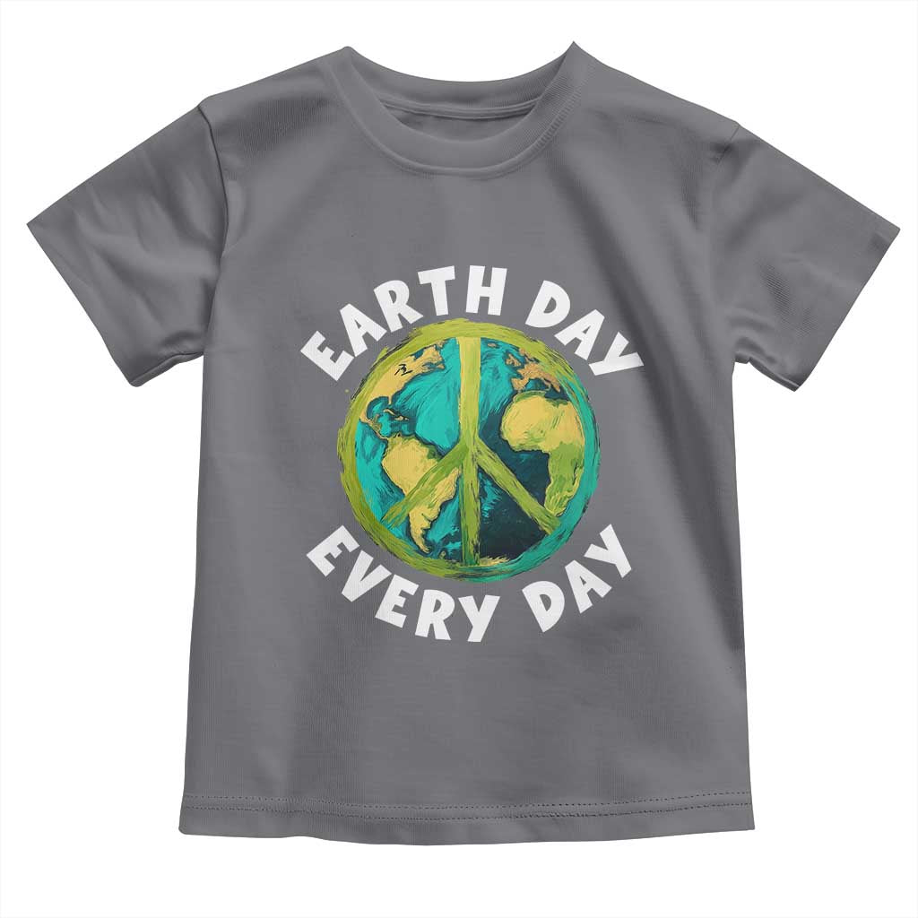 Earth Day Everyday Toddler T Shirt Peace Sign Nature Lover