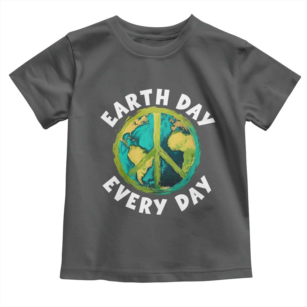 Earth Day Everyday Toddler T Shirt Peace Sign Nature Lover