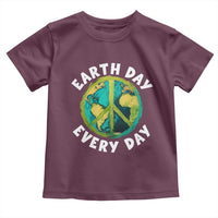 Earth Day Everyday Toddler T Shirt Peace Sign Nature Lover