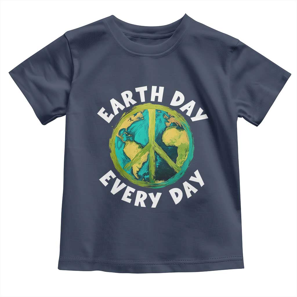 Earth Day Everyday Toddler T Shirt Peace Sign Nature Lover