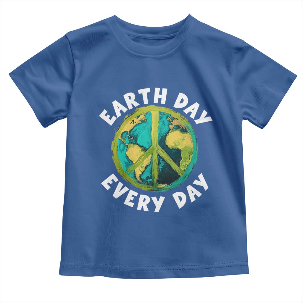Earth Day Everyday Toddler T Shirt Peace Sign Nature Lover