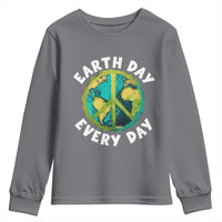 Earth Day Everyday Youth Sweatshirt Peace Sign Nature Lover