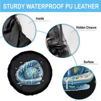 Earth Day Spare Tire Cover Funny Baseball Ice Cream Drip Glove Eco Friendly