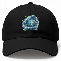 Earth Day Baseball Cap Funny Baseball Ice Cream Drip Glove Eco Friendly