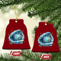 Earth Day Ceramic Ornament Funny Baseball Ice Cream Drip Glove Eco Friendly