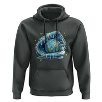 Earth Day Hoodie Funny Baseball Ice Cream Drip Glove Eco Friendly