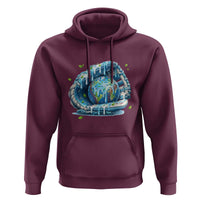 Earth Day Hoodie Funny Baseball Ice Cream Drip Glove Eco Friendly