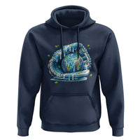Earth Day Hoodie Funny Baseball Ice Cream Drip Glove Eco Friendly