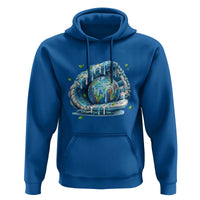 Earth Day Hoodie Funny Baseball Ice Cream Drip Glove Eco Friendly