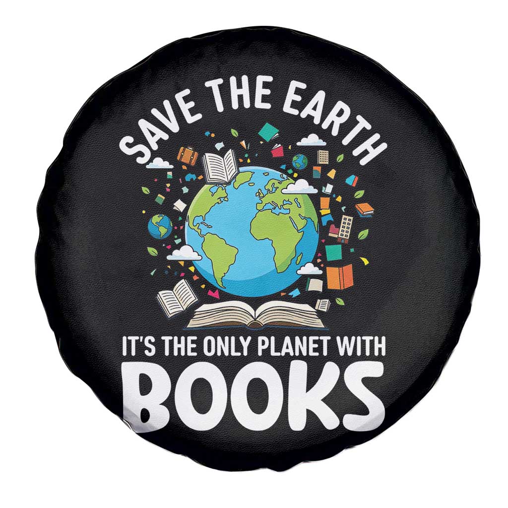 Save the Earth Spare Tire Cover It's the Only Planet with Books