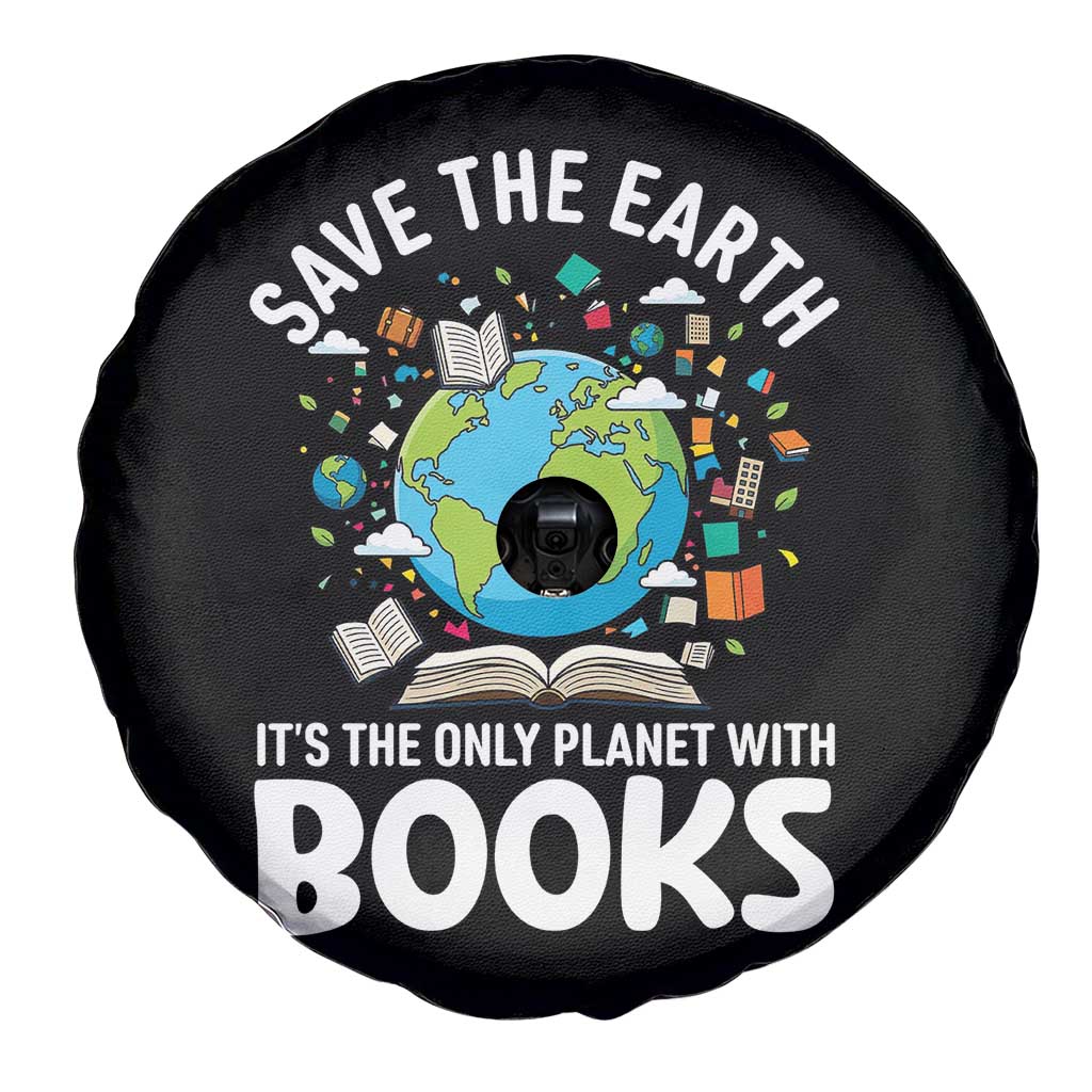 Save the Earth Spare Tire Cover It's the Only Planet with Books