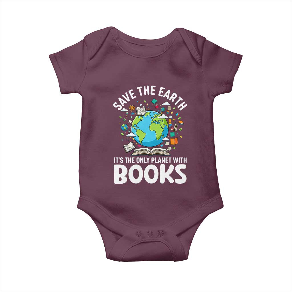 Save the Earth Baby Onesie It's the Only Planet with Books