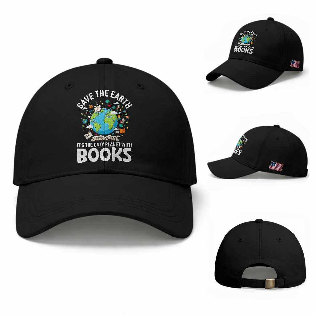 Save the Earth Baseball Cap It's the Only Planet with Books