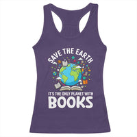 Save the Earth Racerback Tank Top It's the Only Planet with Books